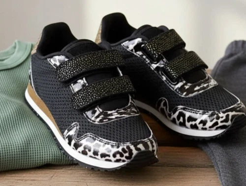 Woden Kids sneaker Alaya mix black