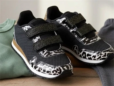 Woden Kids sneaker Alaya mix black