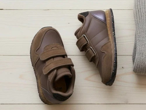 Woden Kids sneaker Nor suede chestnut