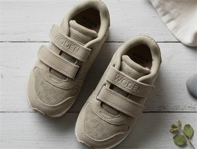 Woden Kids sneaker Ydun silver mink