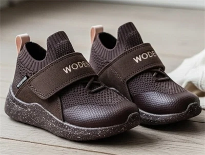 Woden Kids sneaker Alex waterproof fudge