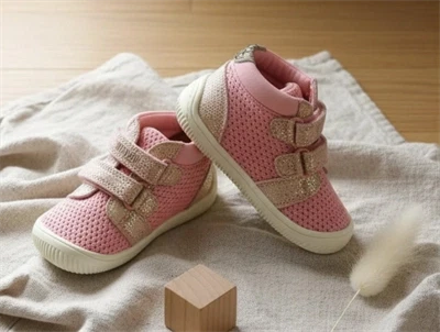 Woden Kids begyndersko Tristan pearl soft pink
