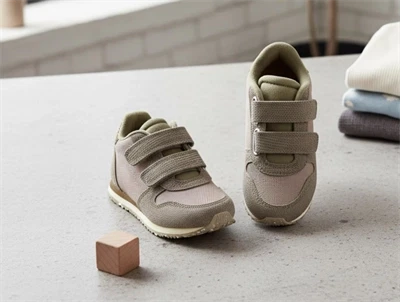 Woden Kids sneaker Sandra pearl silver mink