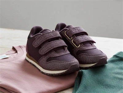 Woden Kids sneaker Sandra pearl fudge