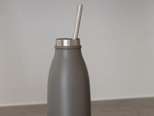 AYA&IDA lige sugerør i rustfri stål i drikkeflaske