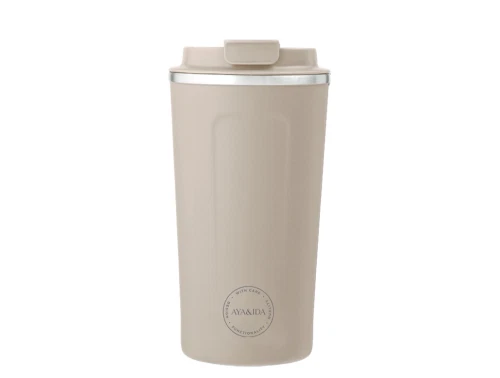 AYA&IDA CUP2GO termokop 500 ml i Cream Beige med låg