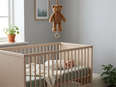 Liewood Makenna golden caramel bjørneuro med musik