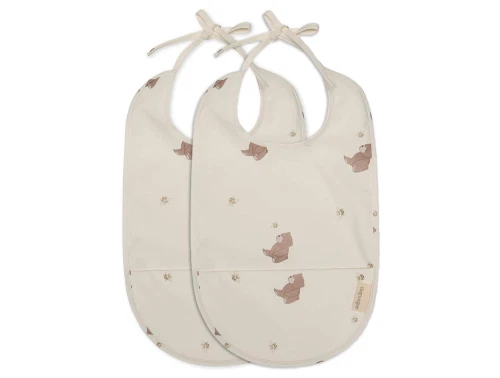 That\'s Mine Oli hagesmæk 2-pak i bees and bears print set forfra