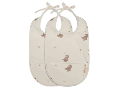 That's Mine Oli hagesmæk 2-pak i bees and bears print set forfra