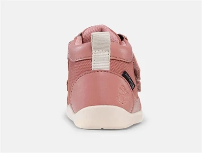 Bundgaard Mio barefoot sko i blush rosa set bagfra