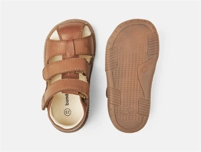 Bundgaard Ranjo sandal cognac med lukket tå og velcro