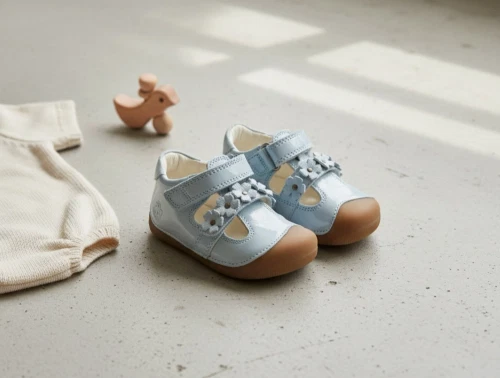 Bundgaard Petit Summer Flower sandal sky med blomster og velcro  