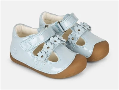 Bundgaard Petit Summer Flower sandal sky med blomster og velcro  