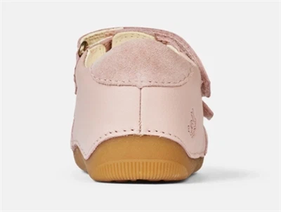 bundgaard petit summer sandal old rose med velcro og lukket tå  