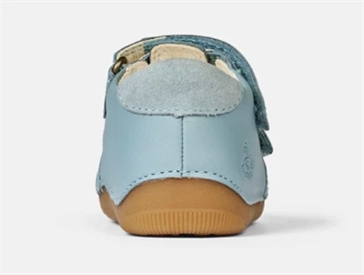 Bundgaard Petit Summer sandal teal stone med velcro og lukket tå  