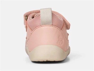 Bundgaard Suki sandal old rose med velcro og lukket tå  