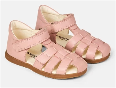 Bundgaard Bali sandal vintage rose med lukket tå og velcro