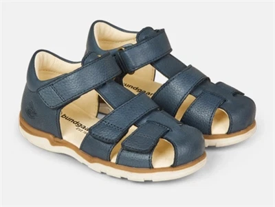 Bundgaard Sofus sandal navy med lukket tå og velcro