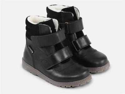 Bundgaard Tokker vinterstøvle sort med uldfor og TEX membran