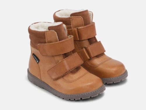 Bundgaard Tokker vinterstøvle cognac med velcrolukning