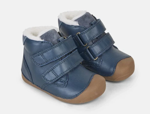 Bundgaard Petit Winter begyndersko navy set forfra