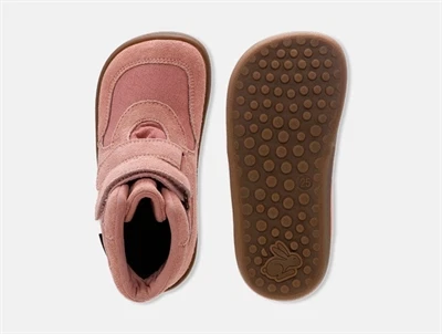 Bundgaard Bobbie vinterstøvle blush set oppefra og nedefra