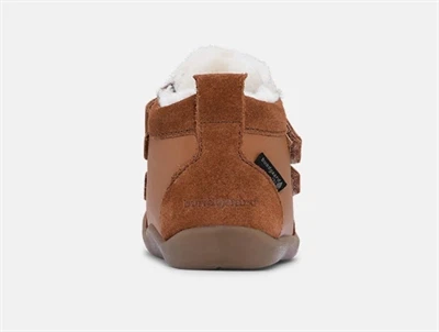 Bundgaard Bloom vinter begyndersko cognac med velcro