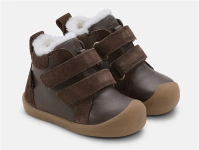 Bundgaard Bloom vinter begyndersko dark brown med velcro