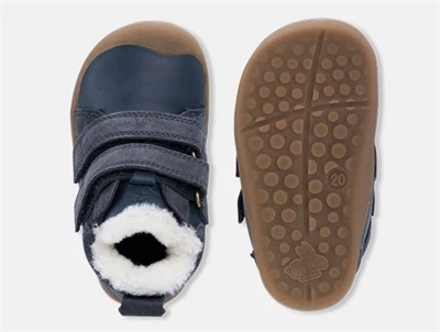 Bundgaard Bloom vinter begyndersko navy med velcro