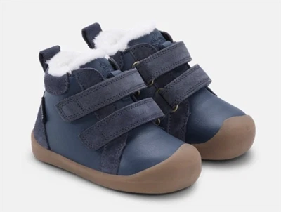Bundgaard Bloom vinter begyndersko navy med velcro