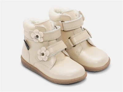 Bundgaard Rabbit Flower vinterstøvle ivory i par