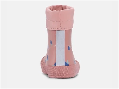 Bundgaard Cover gummistøvle i blush berry med justerbar lukning