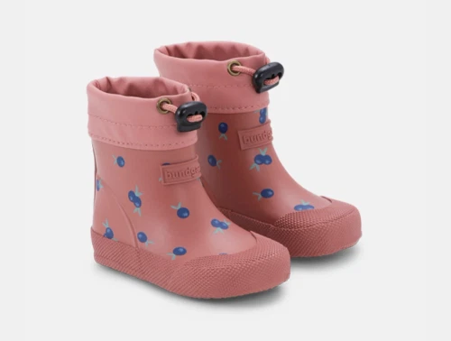 Bundgaard Cover gummistøvle i blush berry med justerbar lukning