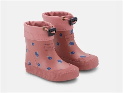 Bundgaard Cover gummistøvle i blush berry med justerbar lukning