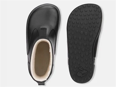 undgaard Rain vintergummistøvle sort oppe og nedefra BG401057-1499