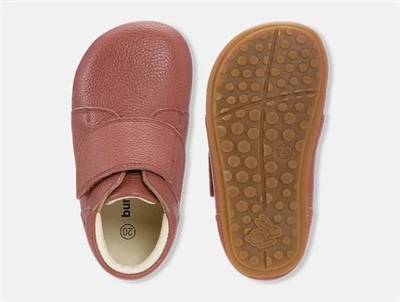 Bundgaard Tannu hjemmesko i blush læder med velcro