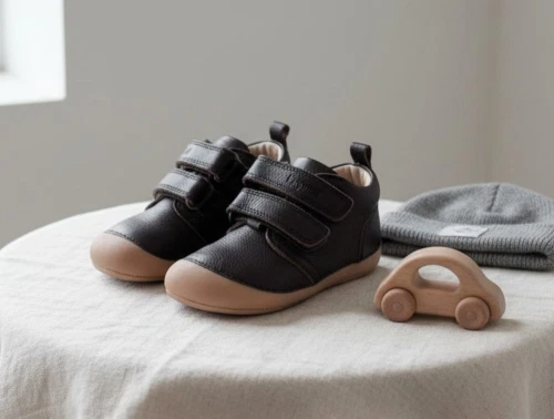 Bisgaard Carter begyndersko mørkebrun med velcro