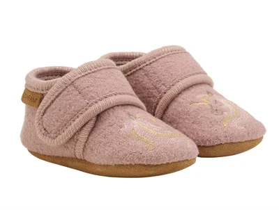 En Fant uldfutter bark med enhjørningebroderi set forfra