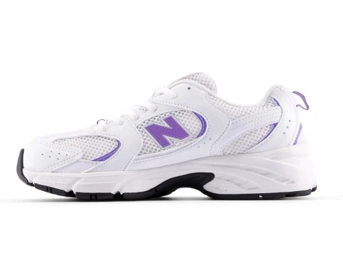 New Balance 530 sneaker i white/violet crush med mesh