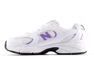 New Balance 530 sneaker i white/violet crush med mesh