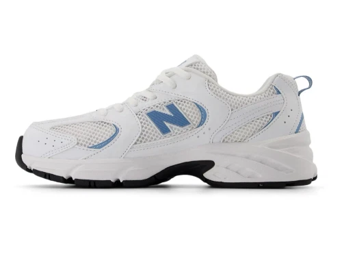 New Balance 530 sneaker i white/still water med mesh