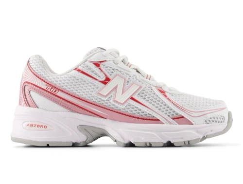 New Balance 740 sneakers hvid med lyserøde detaljer