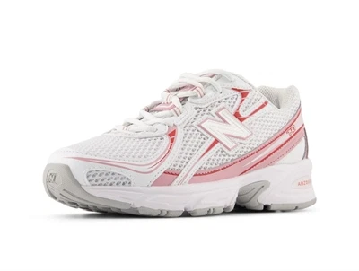 New Balance 740 sneakers hvid med lyserøde detaljer