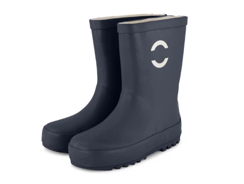 mørkeblå gummistøvler fra Mikk-Line forfra