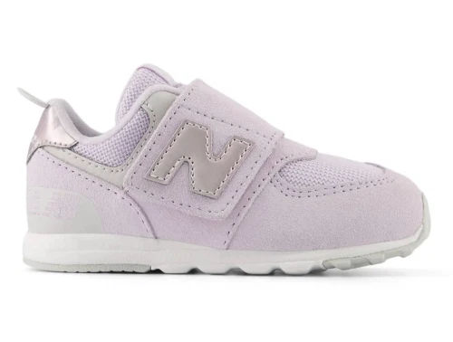 New Balance 574 prewalker sneaker taro med velcrolukning