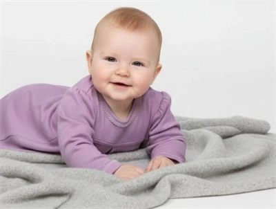 Joha natkjole lavender uld