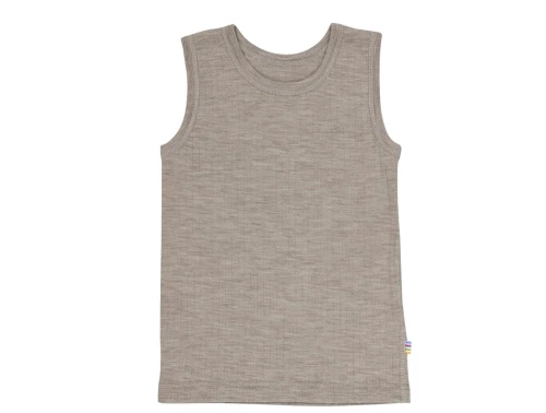 Joha undertrøje i sesame melange merinould unisex