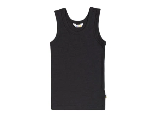 Joha undertrøje i sort merinould unisex