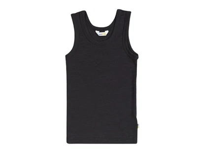 Joha undertrøje i sort merinould unisex