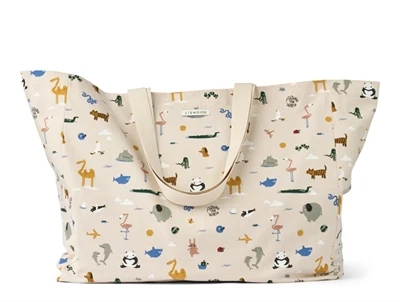 Liewood Maxi totebag around the world sandy forfra